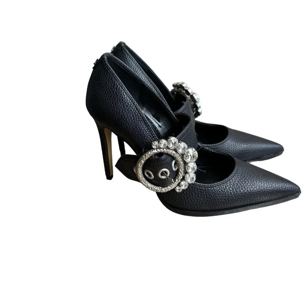 Brand NEW Karl Lagerfeld Paris Women's Sandals Heels 3-3.9 in, Color Black